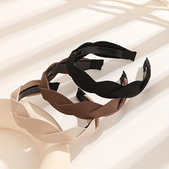 3pcs Twist Braided Headbands Hair Accessories For Women