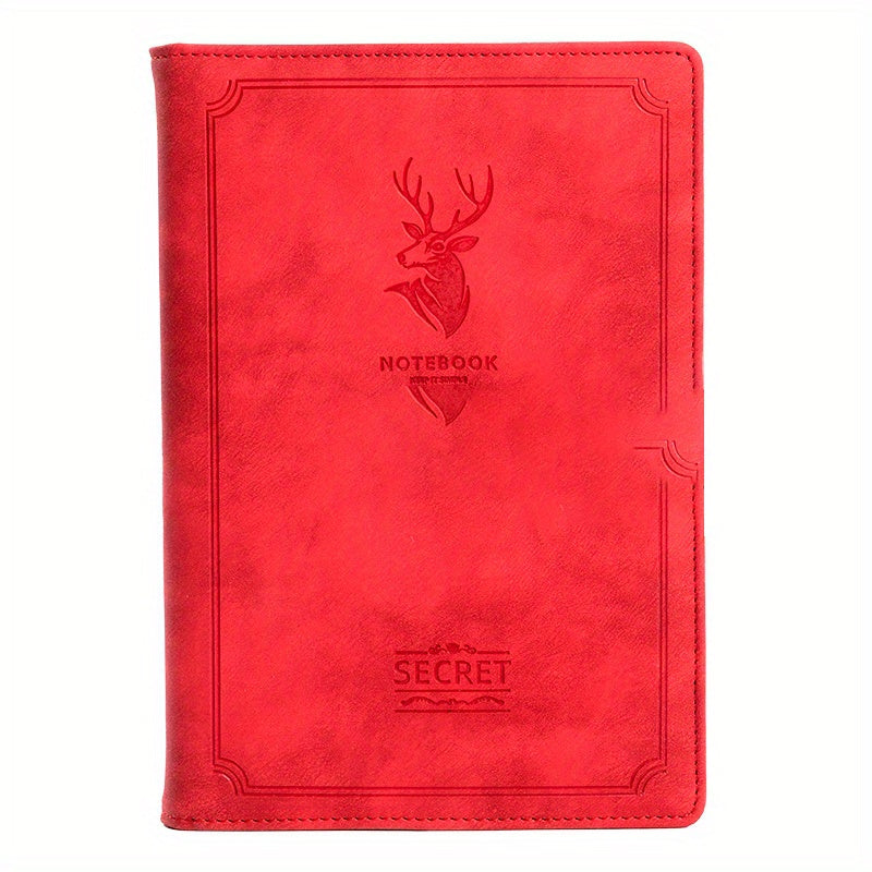 A5 Soft Leather Deer Head Notebook