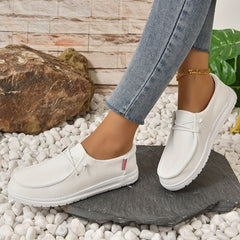 Women's Mesh Flat Loafers Slip On Low Top Shoes