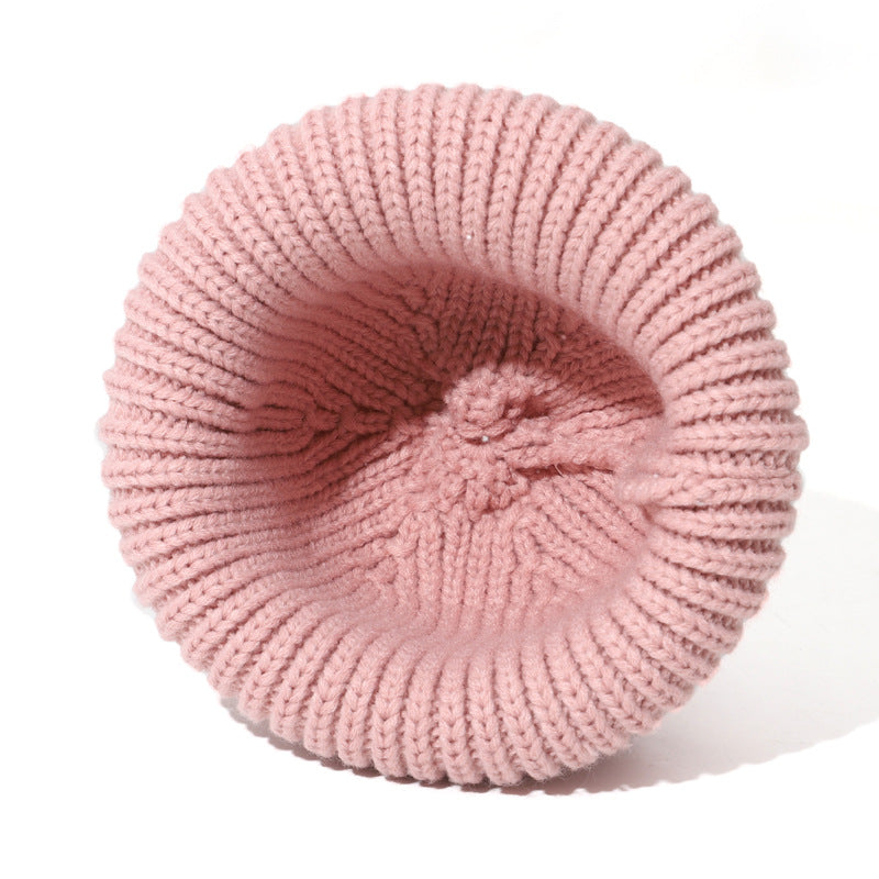 Men's Winter Embroidered Knitted Cap