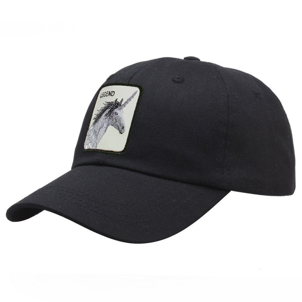 Animal Cartoon Sunscreen Hat Baseball Cap Embroidered Sun Visor Hat