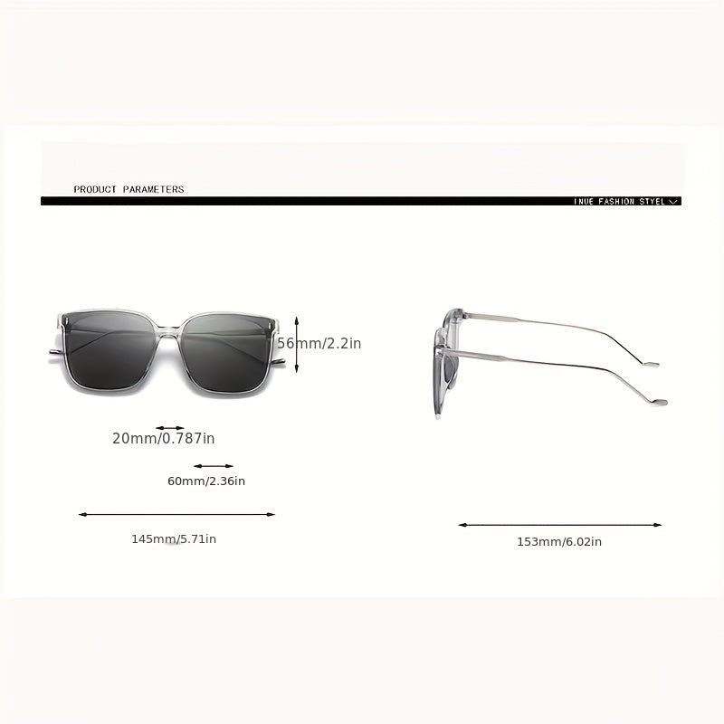 Vintage Square Polarized Sunglasses UV Protection