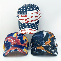 Unisex Personality Printed Baseball Cap Adjustable Sunshade Hat