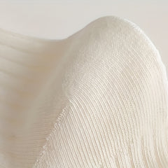 6 Pairs Comfy Breathable Women's Solid Socks Stockings