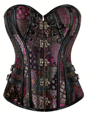 Gothic Corset Bustier Lace Up Body Shaper Women's Lingerie