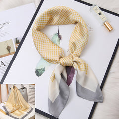 Women's Small Square Scarf Spring Autumn Winter Thin Scarf