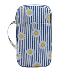 Double Layer Portable Crochet Storage Bag Lightweight Handbag