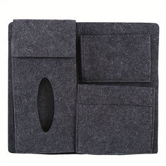 Car Back Seat Storage Bag Felt Organizer Tissue Holder Car Accessories