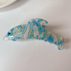 Cartoon Dolphin Shark Claw Clip for Girls, Hair Accessory