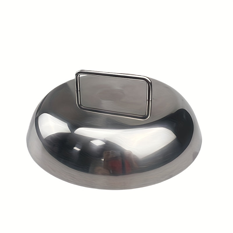 Stainless Steel Steak Cover with Hand Handle for Outdoor BBQ Grill