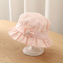 Princess Hats Wide Brim Fisherman Hat for Baby Girls