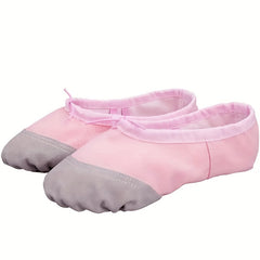 Girls' Split Sole Ballet Shoes - Ideal for Gymnastics and Dance