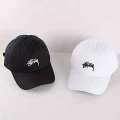 Letter Embroidery Baseball Cap Solid Couple Sports Hat Adjustable Dad Hats