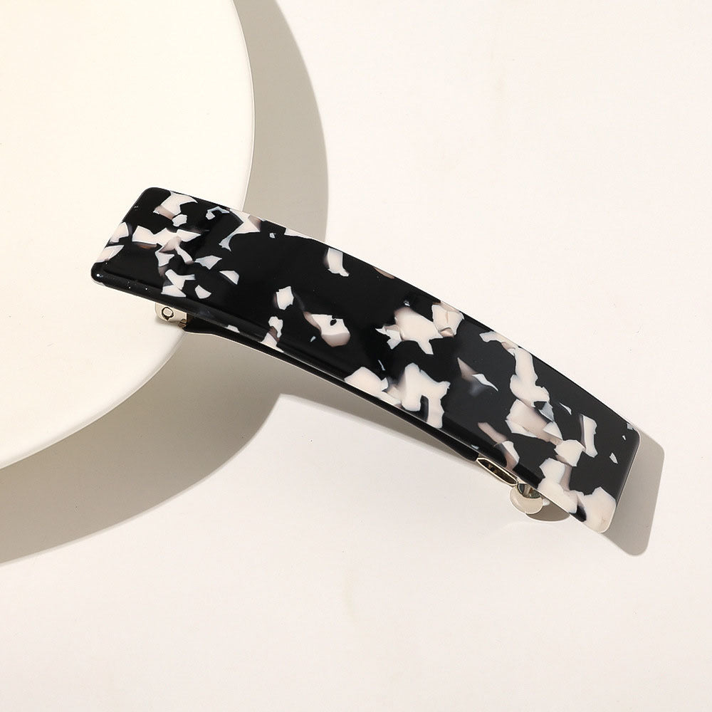 Tortoiseshell Hair Clips Rectangular Buckle Acetate Hair Accessories