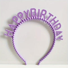 Kids Birthday Hat Hair Clip Happy Birthday Headband