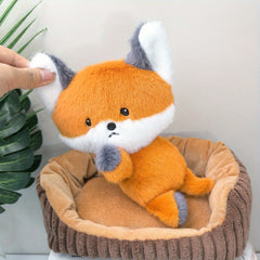 2pcs Capybara Dog Cat And Fox Plush Toys for Girls Birthday