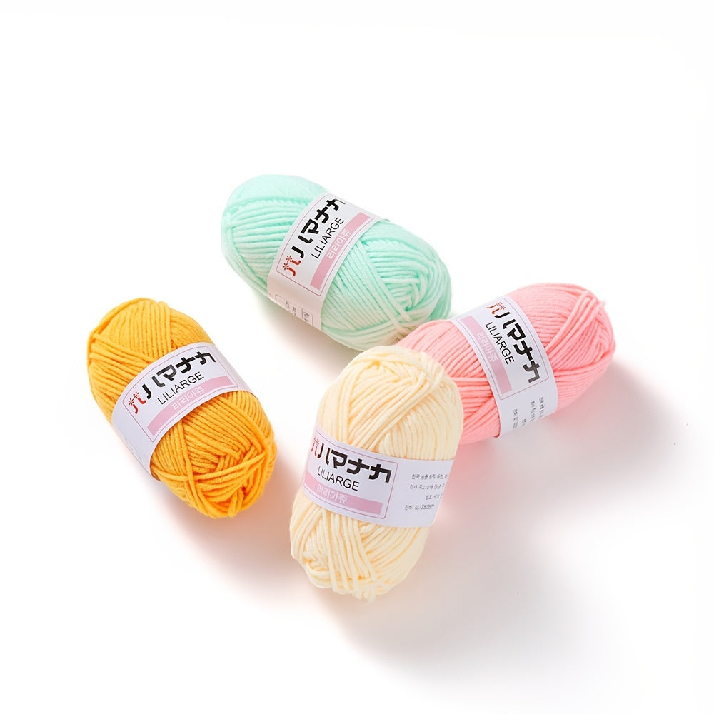 Soft Cotton Knitting Wool Yarn Thick Yarn Fiber Velvet Yarn For DIY Sweater