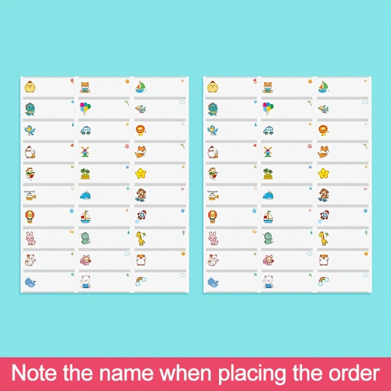 240pcs Precision Transparent Waterproof Labels for School & Office