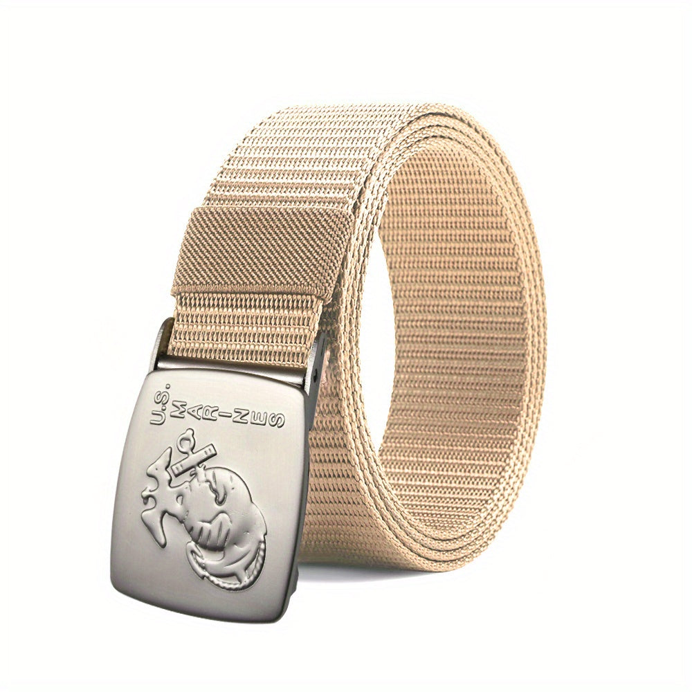 Men's Tactical Nylon Belt Auto Buckle Quick Dry Military Style Belt
