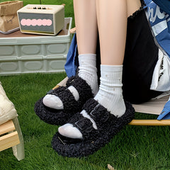 2 Pairs Ripped Solid Socks Women's Stockings