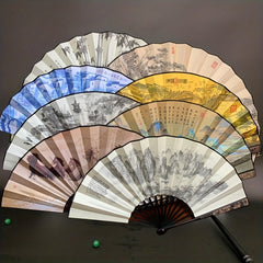 Men's Folding Fan Traditional Style Ancient Style Male's Fan