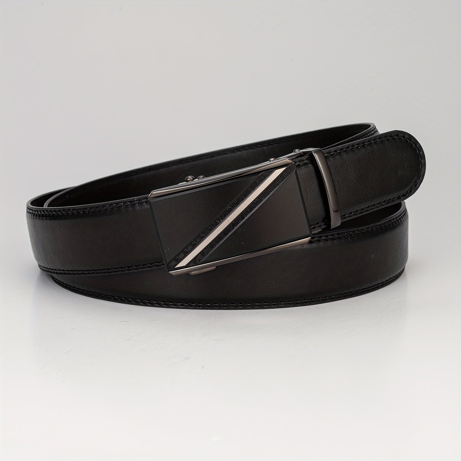 Men's Leather Belt Automatic Buckle Casual Versatile Belt