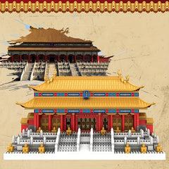 1860pcs Chinese Architecture Building Blocks Set
