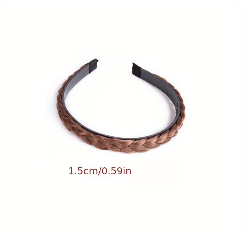 Braided Headband Retro Style Hair Band for Women