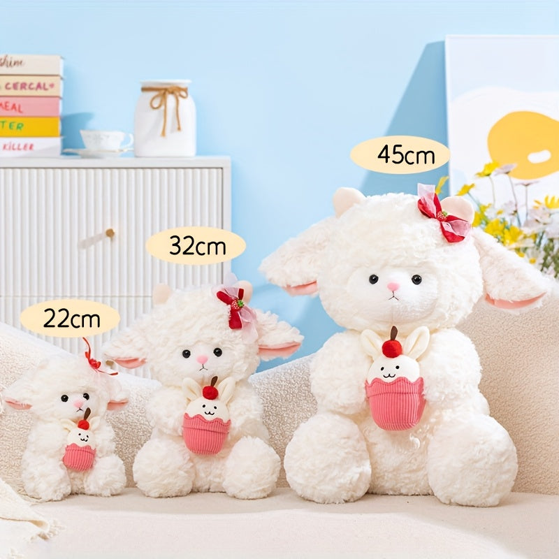Cute 8.66in Lamb Plush Toy - Perfect for Home Decor & Gifts