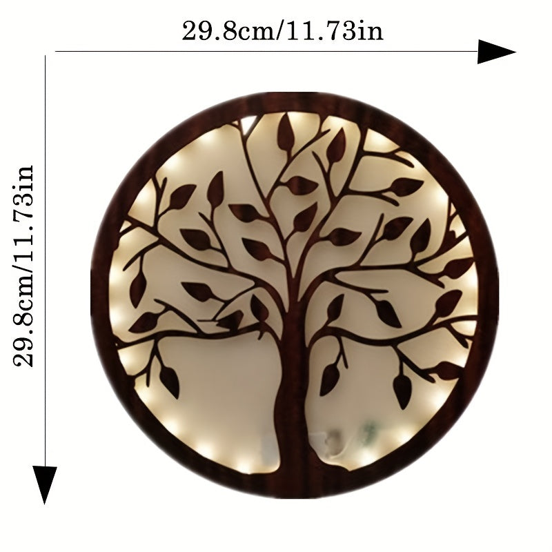 Creative LED Life Tree Lamp - Wooden Hanging Home Decoration