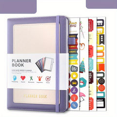 Planner Efficiency Handbook Weekly Monthly Schedule Strap Stickers