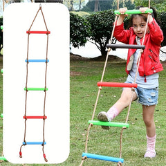 Rope Ladder Climbing Game Swing Tree House Playground Set