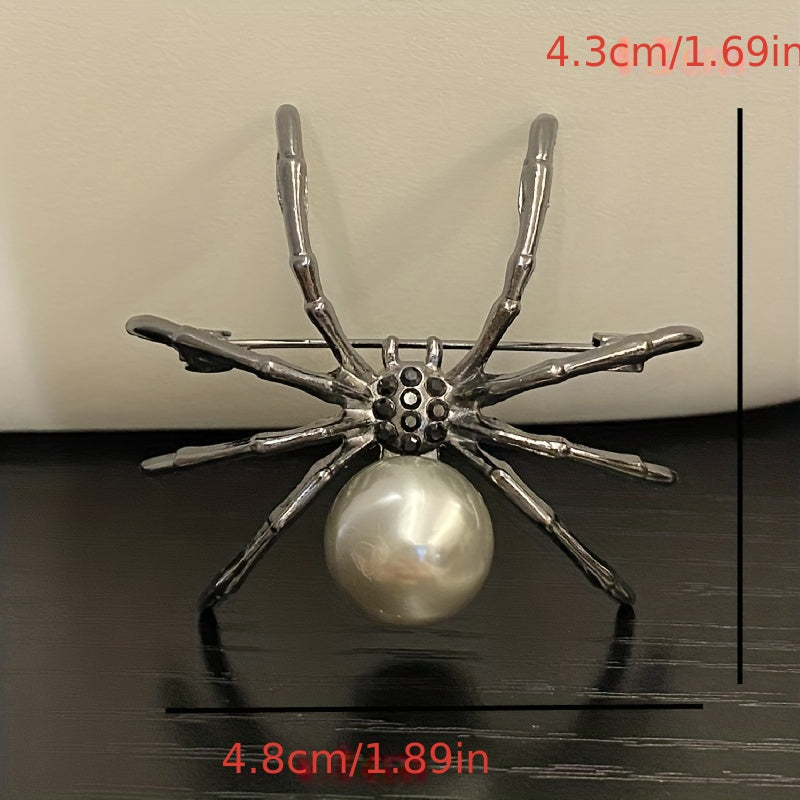 Exaggerated Spider Brooch Pin