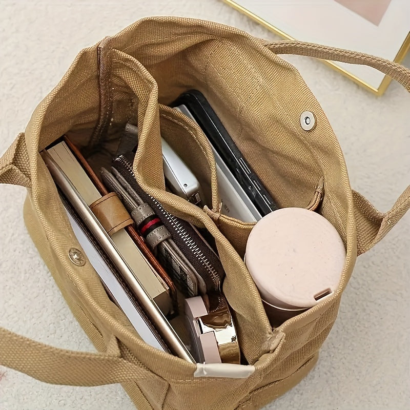 Women's Canvas Satchel Bag Lightweight Handbag For Work