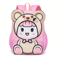 Cartoon Backpack Lightweight Schoolbag For Boys Girls Aged 3-6