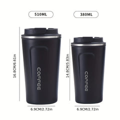 304 Stainless Steel Vacuum Coffee Cup 12.85oz Leakproof Insulation Tumbler