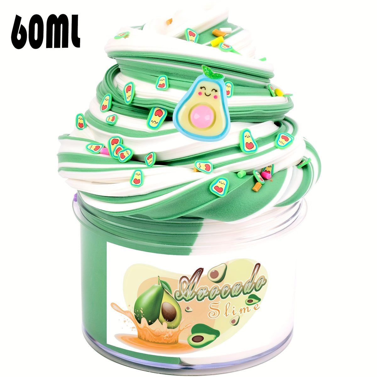 Avocado Butter Slime Stretchy Sludge Toy Party Favors Prize School Education