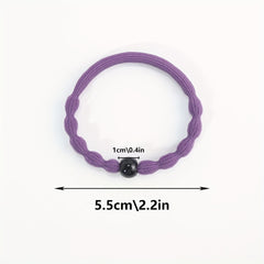 12pcs Thickened Hair Tie Elastic Hair Rope Ponytail Holder Hair Ring