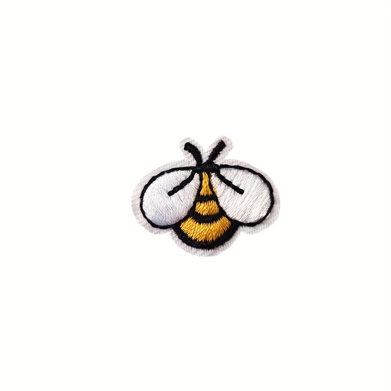 36pcs Flower Pattern Iron On Patches Embroidered Applique Repair Patch