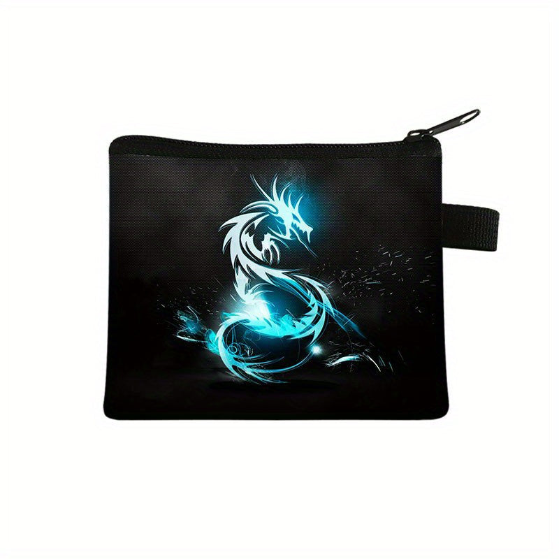 Cute Dino Coin Purse Zipper Card Holder Key Pouch