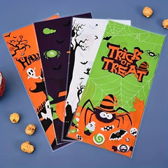 50pcs Halloween Candy Bag Creative Tote Bag Children's Gift Bag Party Decoration