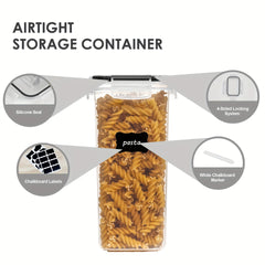 8 Pcs Airtight Food Storage Containers With Lids BPA Plastic Canisters