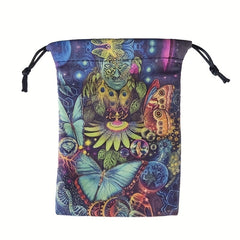 Holiday Flannelette Gift Bags Tarot Oracle Storage Christmas Halloween Parties