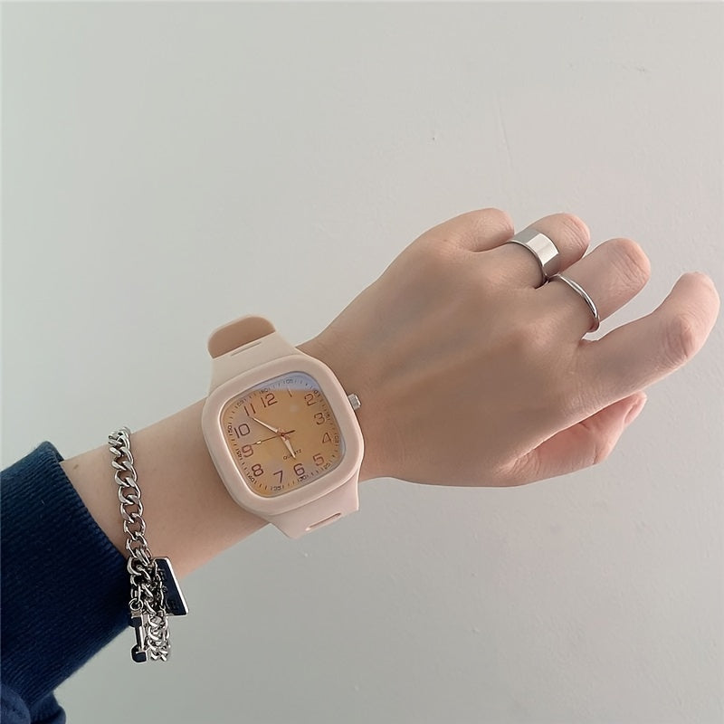 Minimalist Waterproof Square Couple Watch