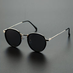 Men's Metal Double Circle Sunglasses