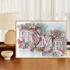 5D HOME Pattern Diamond Painting Set 29 97x39 88 Cm