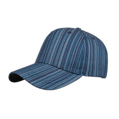 Summer Striped Baseball Cap Outdoor Sun Protection Hat