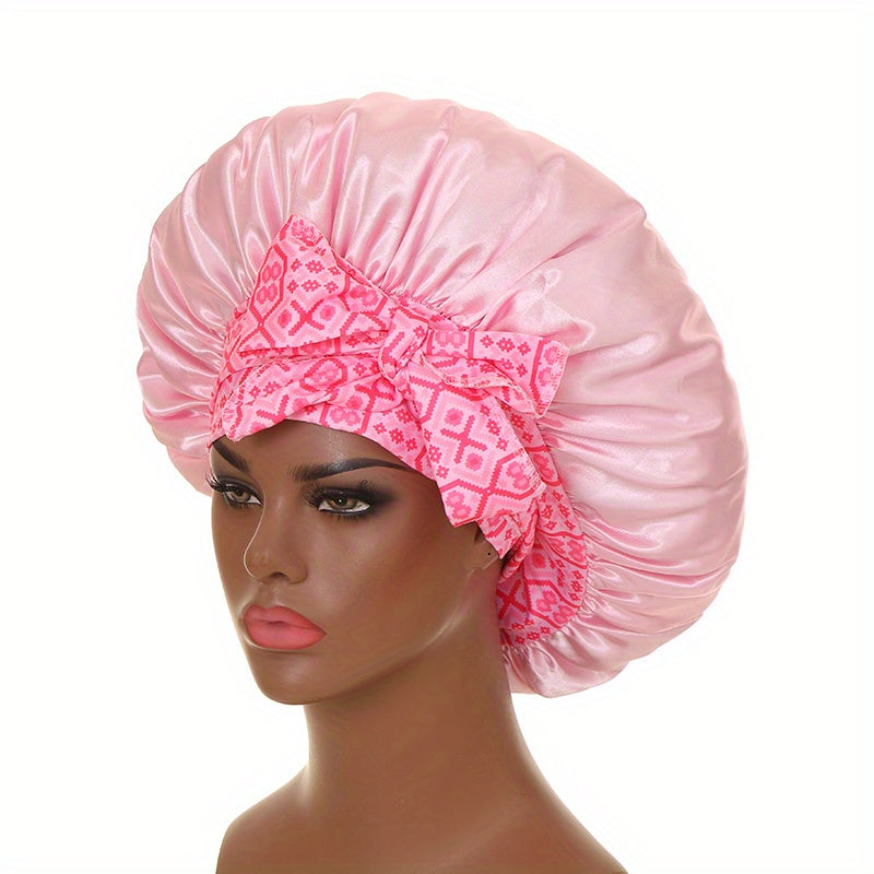 Satin Bonnet Wide Headband Hair Bonnet Night Cap