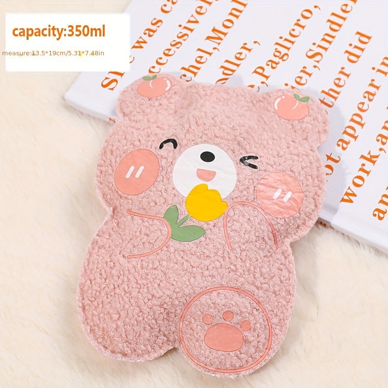Cartoon Plush Hot Water Bag Teddy Soft Hand Warmer Office Outdoor Activities