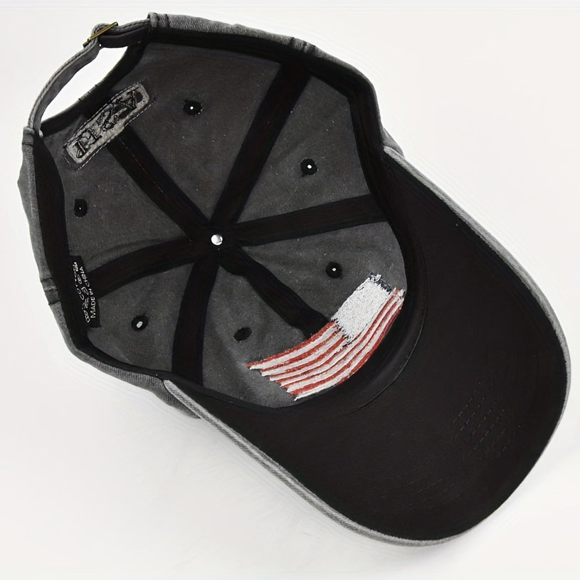 US Flag Pattern Baseball Cap for Men